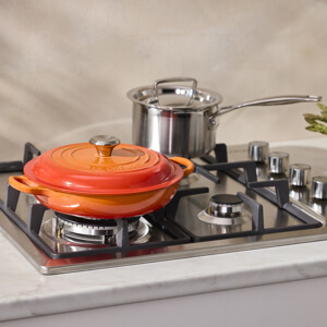 Le Creuset Signature Volcanic Shallow Casserole 22cm